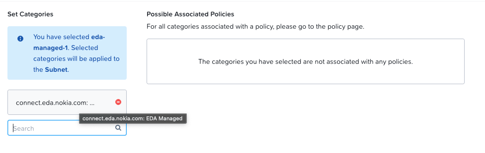 Category configuration in Prism Central