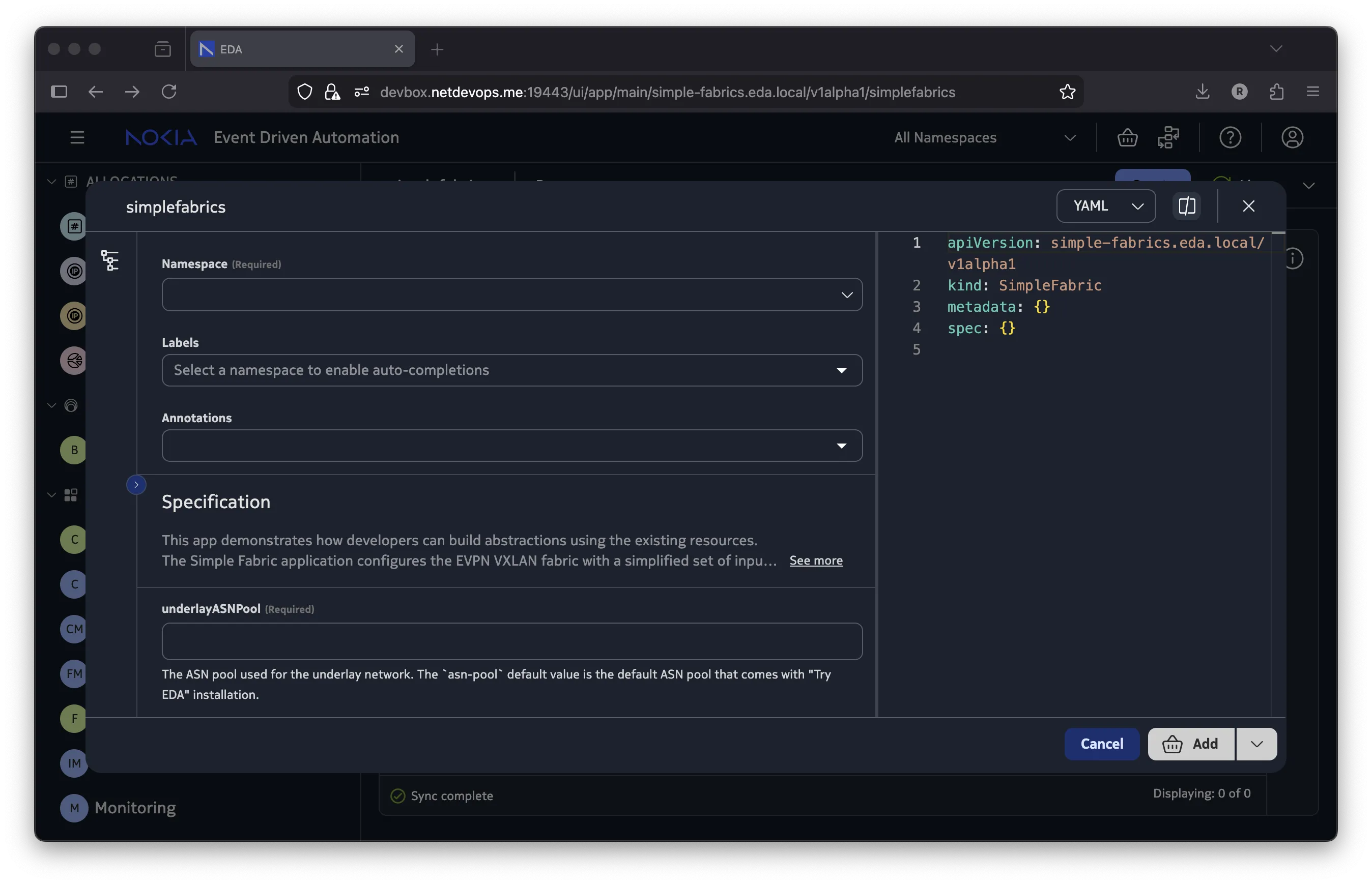 Updated Descriptions in Schema Form