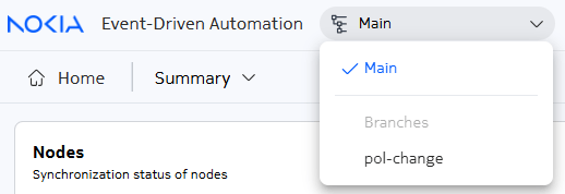 The Branch Selector