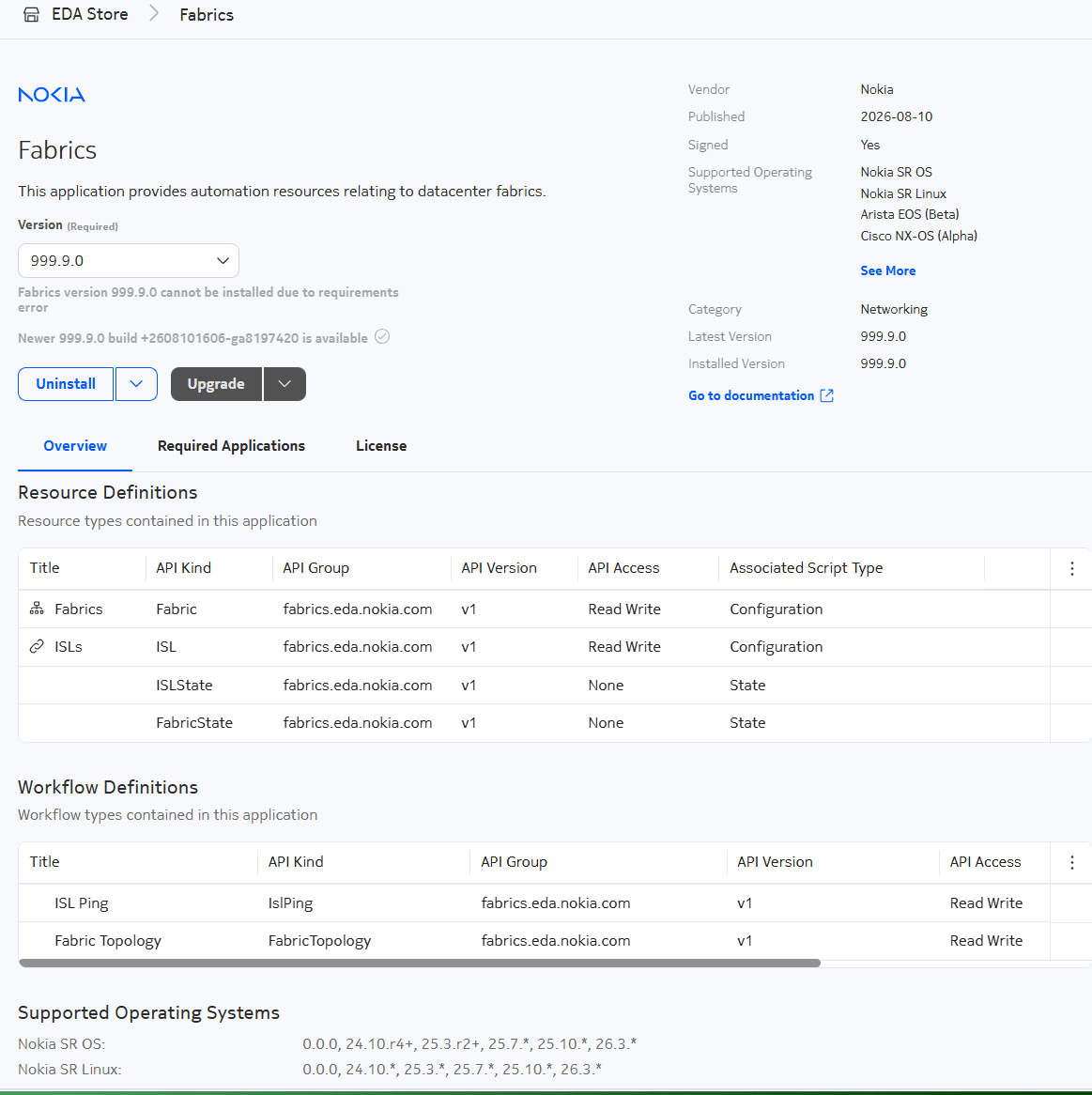 Fabric app example