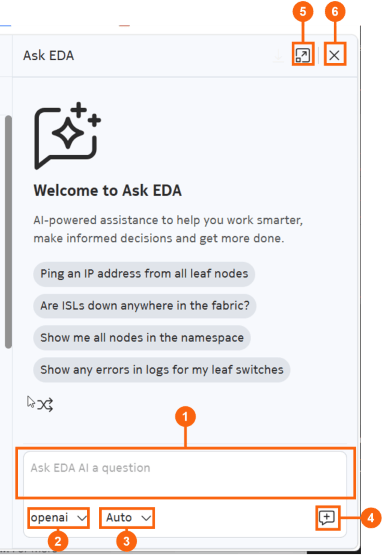 New Ask EDA window