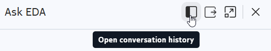 Open conversations history