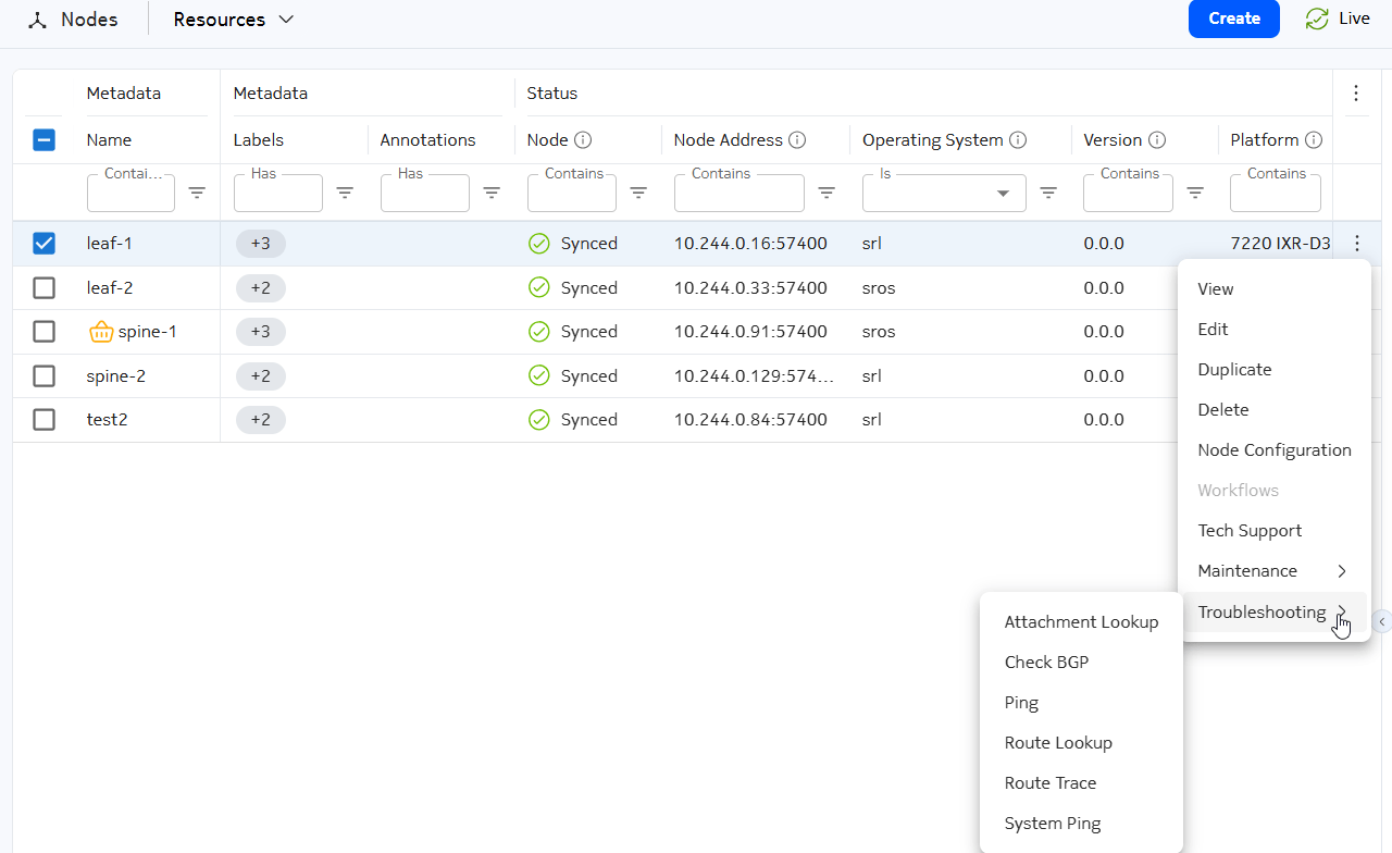 Workflows from resources